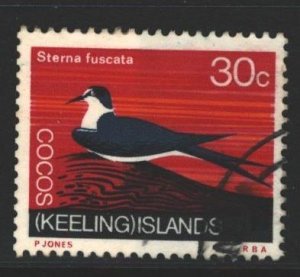 Cocos Keeling Islands Sc#17 Used