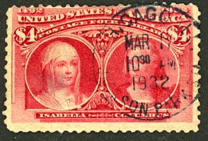 U.S. #244 USED