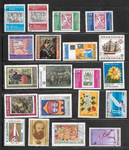 Bulgaria Mixture Page#662 of 20 stamps. Lot Collection / Lot