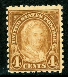 USA 1925 Martha Washington 4¢ Rotary Perf 10 Scott 585 MNH Q231