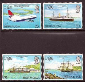 BERMUDA Sc#393-396 set MINT NEVER HINGED