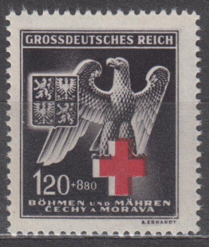 Bohemia & Moravia Scott #B21 1943 MNH