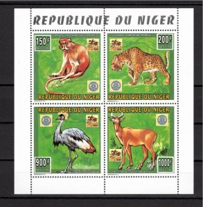 Niger 1996 MNH Sc 887-90 compound sheetlet