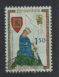 LIECHTENSTEIN SC# 366 VF/U 1961