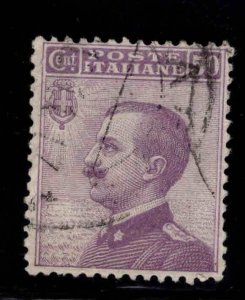 Italy Scott 105 Used 50c stamp