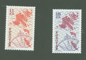 Faroe Islands #319-320  Single (Complete Set)