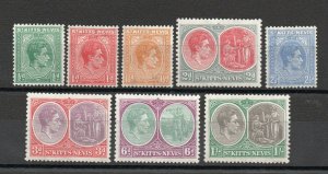 Saint Kitts - Nevis - SG# 68 - 75 MH (71, 73-75 P 13 1/2) -  Lot 0221544