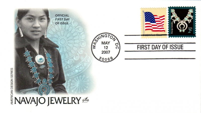 #3753 Navajo Jewelry Artcraft FDC