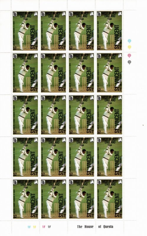 St. Vincent 1994 MNH Sc 2098-2100 sheets of 20