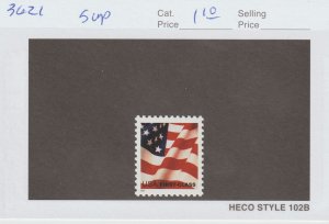 Scott# 3621 2002 37c Flag Issue SUP MNH