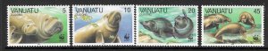 VANUATU SG492/5 1988 DUGONG MNH