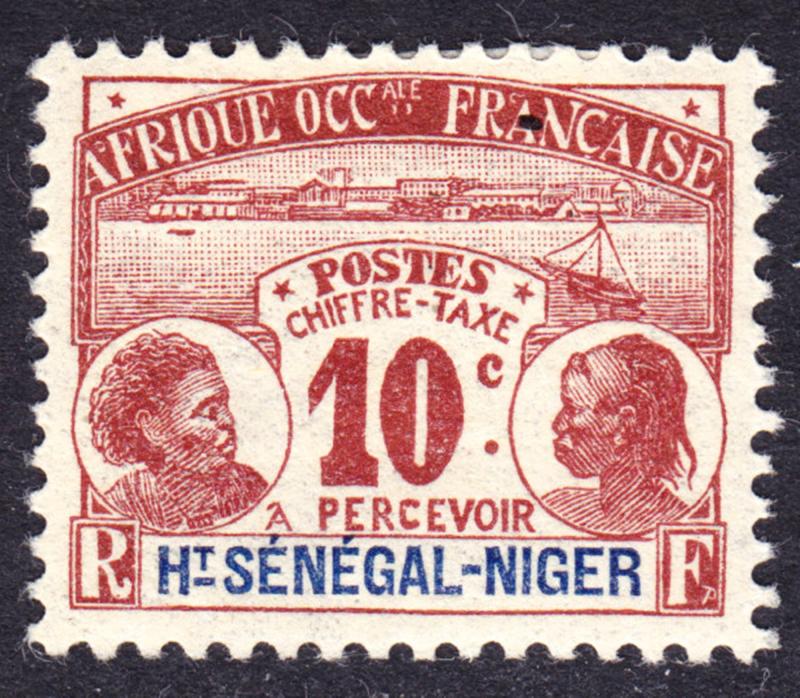 Senegal / Upper Senegal Scott J2  VF mint OG HR.