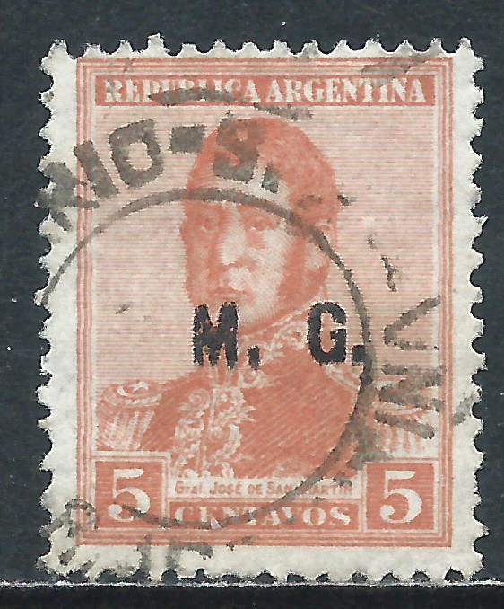 Argentina, Sc #OD83, 5c Used