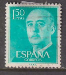 Spain 827 General Francisco Franco 1956