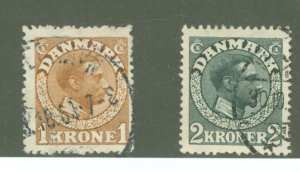 Denmark #132-133 Used Multiple