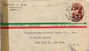 Mexico, Airmail, Censored