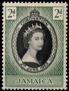 ✔️ JAMAICA 1953 - CORONATION - SC.  153 MNH ** [5CW4]