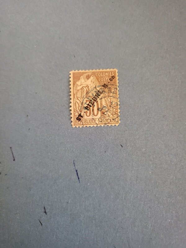 Stamps St Pierre & Miquelon Scott #31 used