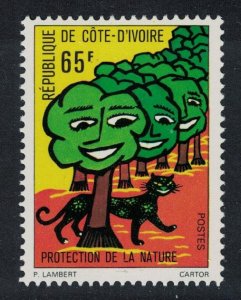 Ivory Coast Nature Protection 1976 MNH SG#472