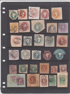 31 Different Letters Wrappers Telegraph Telegram Registration Cut Square Used 18