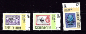 Tristan da Cunha 260-62 MNH 1979 Stamp on Stamp