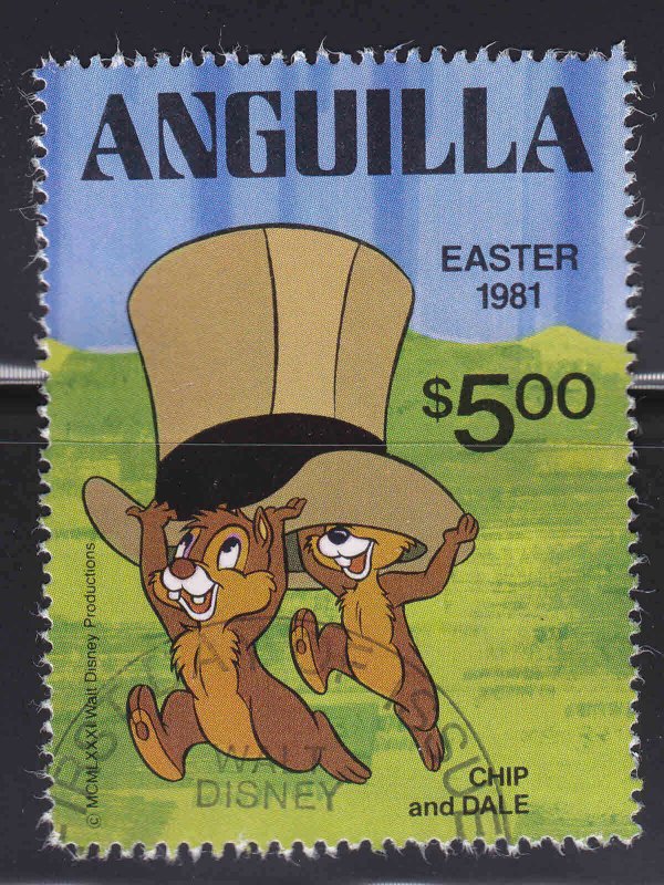 Disney Easter 1981 Used Anguilla Sc # 443 -  DI 5350