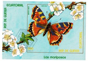 Equatorial Guinea 200e butterfly SS imperf
