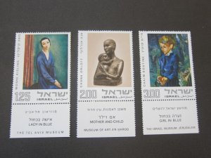 Israel 1974 Sc 537-39 set MNH