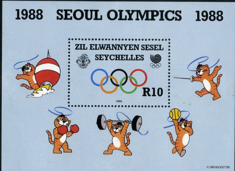 SEYCHELLES-ZIL ELWANNYEN SESEL 145 MH SS SCV $7.50 BIN $3.75 OLYMPICS