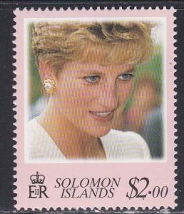 Solomon Islands # 866, Diana, Princess of Wales, NH, 1/2 Cat.