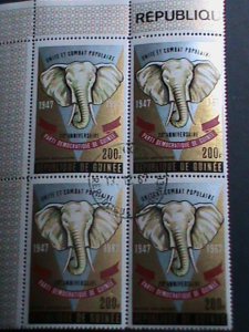 GUINEA-AIRMAIL 1968 SC#C106  20TH ANNIV: THE DEMOCRATIC PARTY OF GUINEA BLOCK