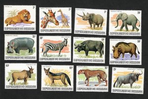 Burundi Scott # 589-600, MNH, CV = $ 188.00, Lot 250203-01