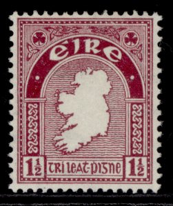 IRELAND GVI SG113, 1½d claret, LH MINT. Cat £19.