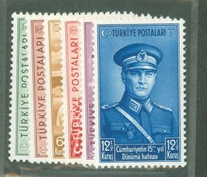 Turkey #805-10  Single (Complete Set)