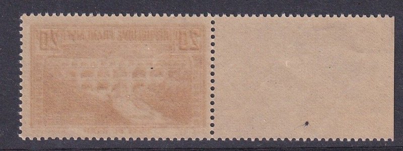 France 1931 -   Pont du Gard, 20fr org.brn  Type III - M-XF-NH   # 254A