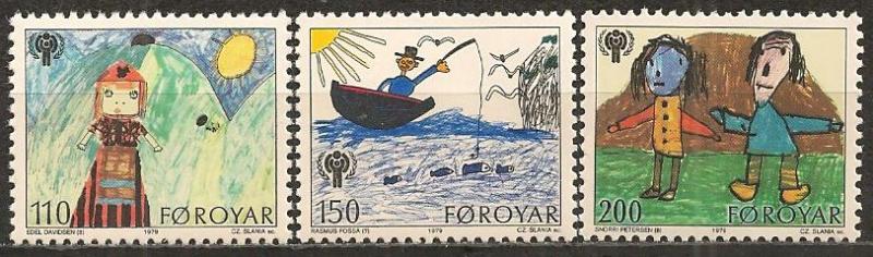 Faroe Is #45-7 Mint Never Hinged F-VF (B202)  