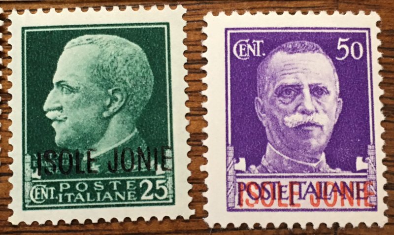 1941 Greece Ionian Islands Set of 4 Used #N18||NJ2 81-D Littleton Stamp Company