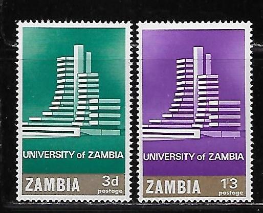 Zambia 28-9 University Opening set MNH