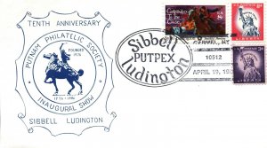 INAUGURAL SHOW OF THE PUTNAM PHILATELIC SOCIETY SIBBEL LUDINGTON CARMEL N.Y 1980