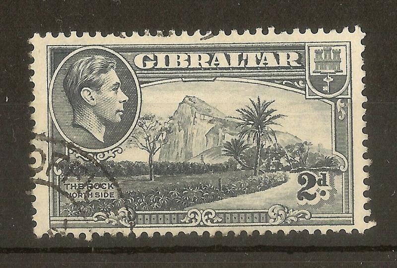 Gibraltar 1938 2d 'Ape' Type Variety Fine Used