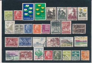 D376250 Denmark Nice selection of VFU Used stamps