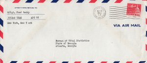United States A.P.O.'s 8c Airliner Over Capitol 1963 Army & Air Force Postal ...