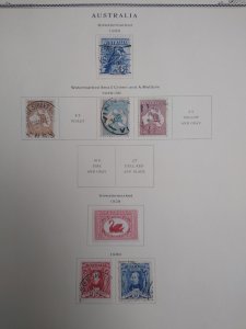 collection on pages Australia 1915-30 CV $201