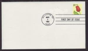 US Tulip 1992 Uncachted U/A FDC BIN