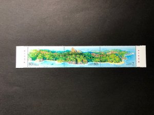 hina stamps 2003-8, Scott 3274 Gulangyu Island 鼓浪屿  Strip of 3 MNH stamps
