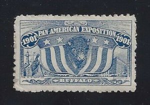 1901 XF Pan American Exposition Cinderella Poster Stamp / Label Buffalo MNH