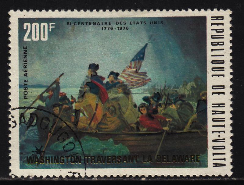 Burkina Faso C209 Washington crossing Delaware 1975