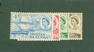 TRISTAN A CUNHA 124-7 MNH CV $2.15 BIN $1.25