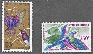 Niger (1968) - Scott # C86 - C87,   MNH