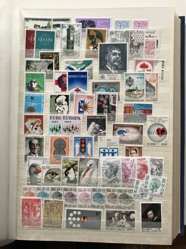 Belgium: Page with MNH Stamps